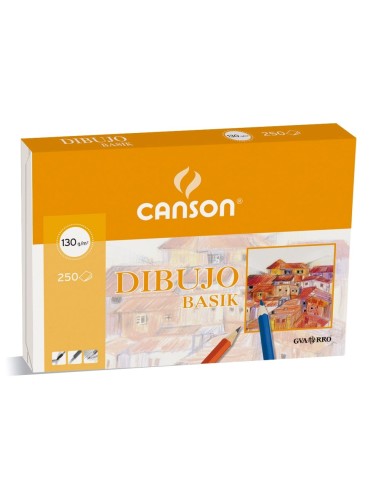 CI | Papel dibujo basik 32.5x46 -130 gr -sin recuadro