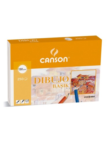 CI | Papel dibujo basik 23x32.5 -130 gr -sin recuadro