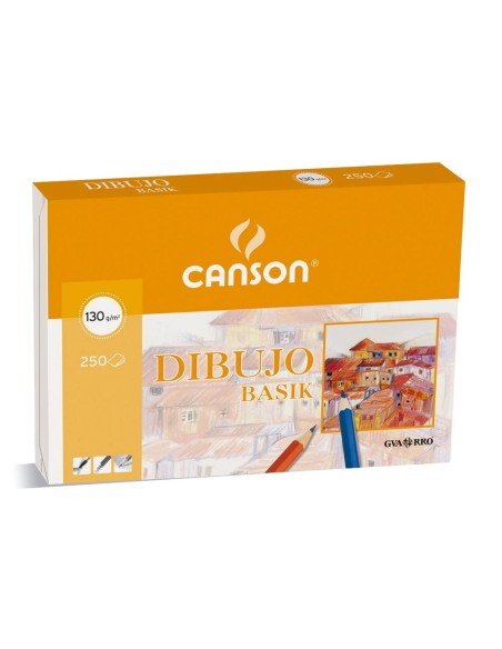 CI | Papel dibujo basik 23x32.5 -130 gr -sin recuadro
