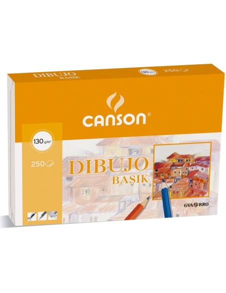 CI | Papel dibujo basik 297x420 -130 gr -sin recuadro