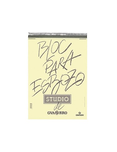 CI | Bloc dibujo esbozo canson din a4 microperforado 21x29,7 cm 100 hojas grano fino 90 gr