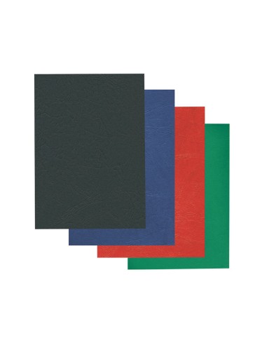 CI | Tapa encuadernacion liderpapel carton a4 1mm negra paquete de 50 unidades