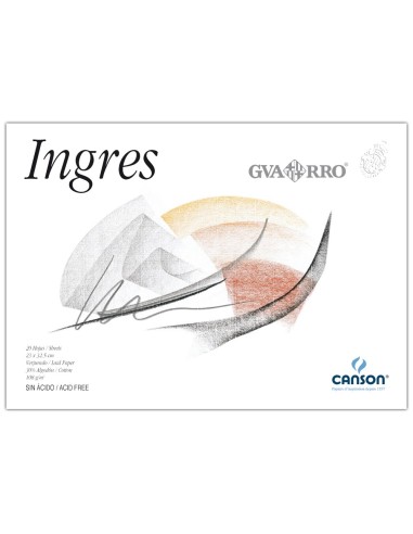CI | Bloc dibujo ingres 230x325 -de 20 hojas de 108 gramos