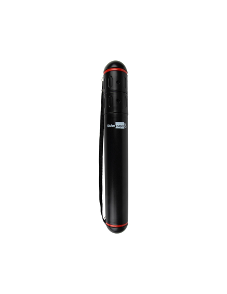CI | Portaplanos plastico liderpapel diametro 5 x 40 cm no extensible negro