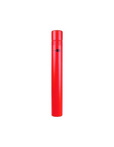 CI | Portaplanos plastico liderpapel diametro 6 cm extensible hasta 80 rojo