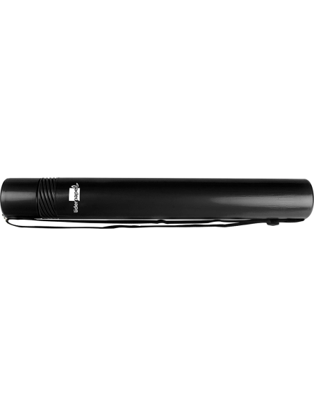 CI | Portaplanos plastico liderpapel diametro 6 cm extensible hasta 80 negro