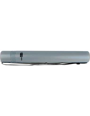 CI | Portaplanos plastico liderpapel diametro 6 cm extensible hasta 80 gris
