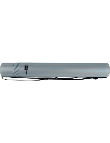 CI | Portaplanos plastico liderpapel diametro 6 cm extensible hasta 80 gris