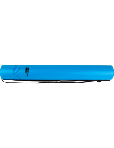 CI | Portaplanos plastico liderpapel diametro 6 cm extensible hasta 80 azul