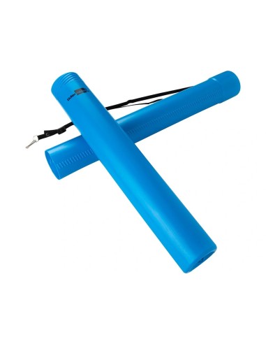 CI | Portaplanos plastico liderpapel diametro 6 cm extensible hasta 80 azul
