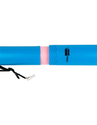CI | Portaplanos plastico liderpapel diametro 6 cm extensible hasta 80 azul