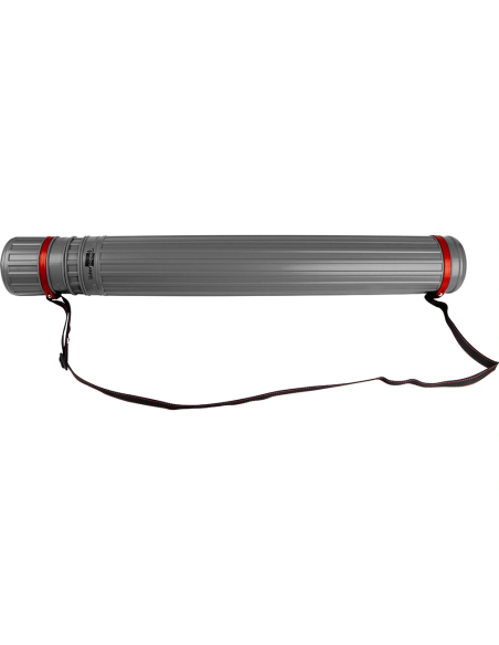 CI | Portaplanos plastico liderpapel diametro 9 cm extensible hasta 125 cm gris