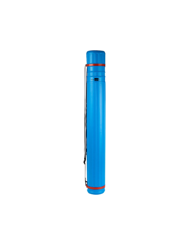 CI | Portaplanos plastico liderpapel diametro 9 cm extensible hasta 125 cm azul