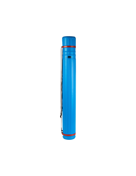 CI | Portaplanos plastico liderpapel diametro 9 cm extensible hasta 125 cm azul