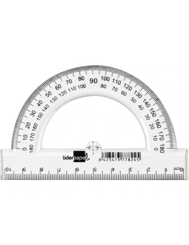 CI | Semicirculo liderpapel 10 cm plastico