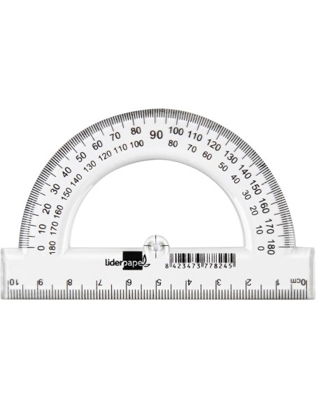 CI | Semicirculo liderpapel 10 cm plastico