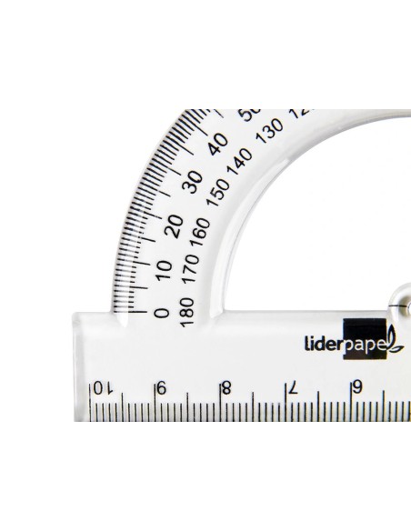 CI | Semicirculo liderpapel 10 cm plastico