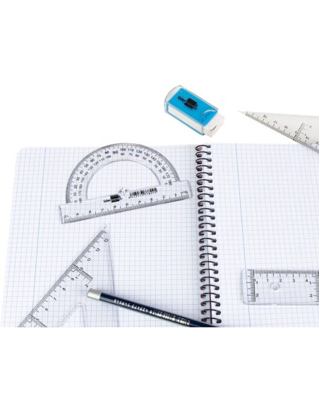 CI | Semicirculo liderpapel 10 cm plastico