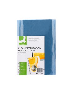 CI | Tapa de encuadernacion q-connect pvc din a4 incolora... 2