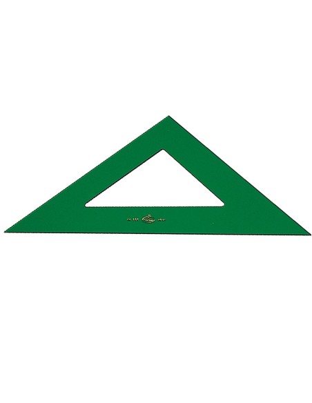 CI | Escuadra faber 32 cm plastico verde