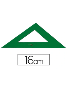 CI | Escuadra faber 16 cm plastico verde