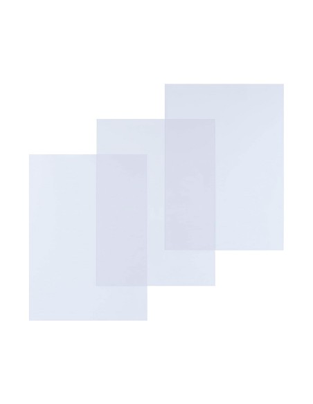 CI | Tapa de encuadernacion q-connect pvc din a4 incolora 150 mc caja de 100 unidades