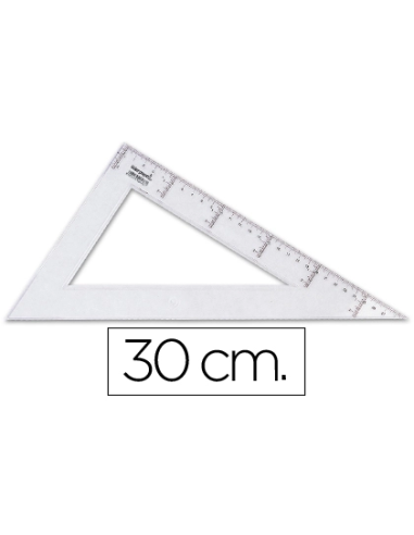 CI | Cartabon liderpapel 30 cm plastico cristal