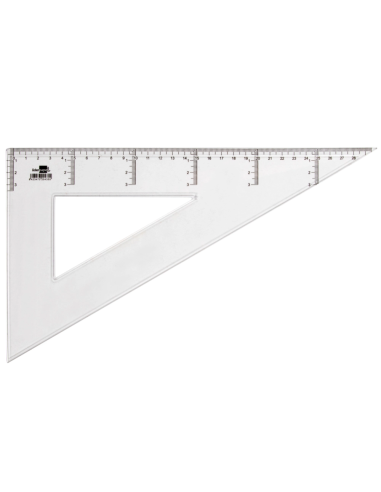 CI | Cartabon liderpapel 30 cm plastico cristal