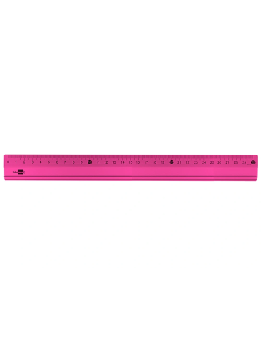 CI | Regla Liderpapel Metalica Aluminio 30 Cm Colores Surtidos
