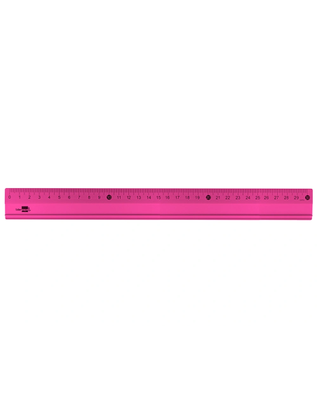 CI | Regla Liderpapel Metalica Aluminio 30 Cm Colores Surtidos