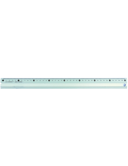 CI | Regla metalica q-connect aluminio 40 cm