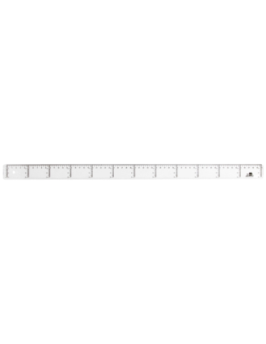 CI | Regla liderpapel 60 cm plastico cristal