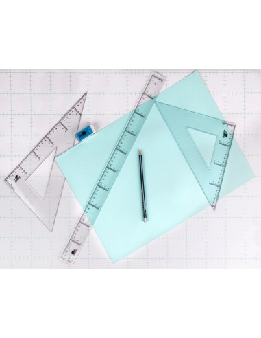 CI | Regla liderpapel 60 cm plastico cristal