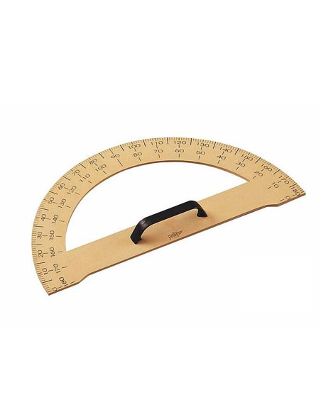CI | Semicirculo para encerado faibo de plastico imitacion madera 34 cm