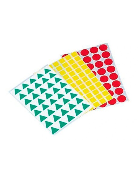 CI | Gomets figuras geometricas 994 bolsa con 12 hojas