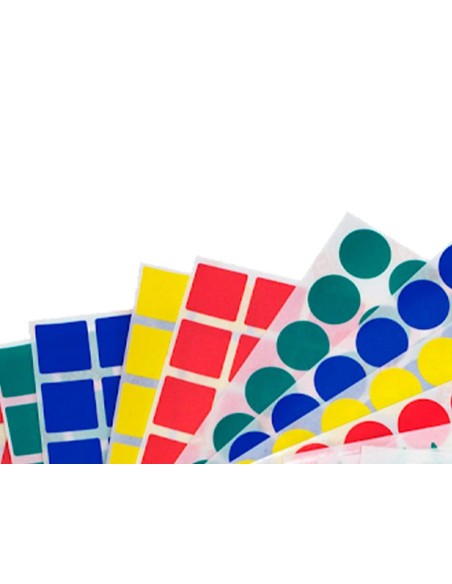 CI | Gomets figuras geometricas 994 bolsa con 12 hojas
