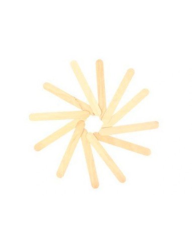 CI | Palillo para manualidades madera color natural 15 x 2 cmbolsa de 100 unidades