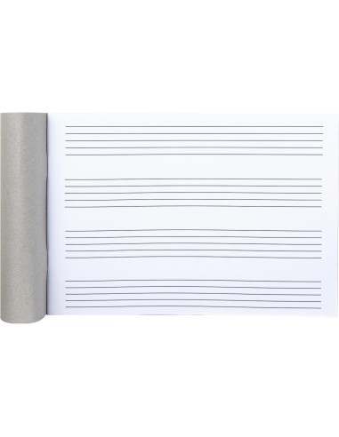 CI | Bloc musica liderpapel pentagrama 5mm cuarto 20 hojas 100g/m2 grapado
