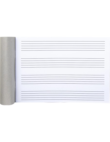 CI | Bloc musica liderpapel pentagrama 5mm cuarto 20 hojas 100g/m2 grapado