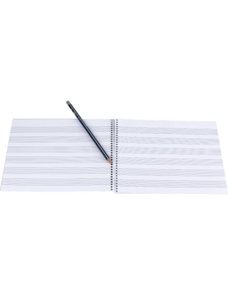 CI | Bloc musica liderpapel para guitarra hexagrama 3 mm. cuarto 20 hojas 100g/m2