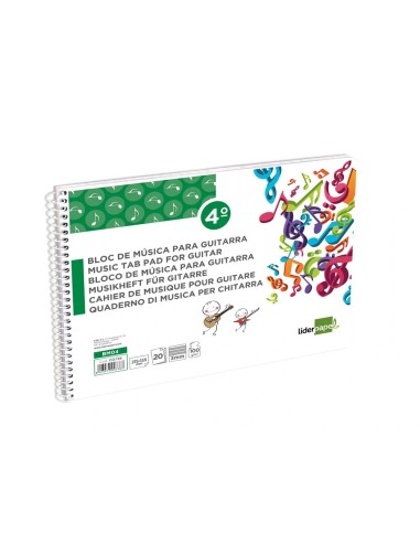 CI | Bloc musica liderpapel para guitarra...