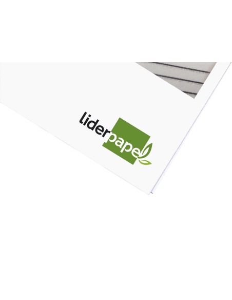CI | Bloc musica liderpapel combi pentagrama 3mm mas cuadricula de 4mm para anotaciones cuarto20 hojas 100g/m2