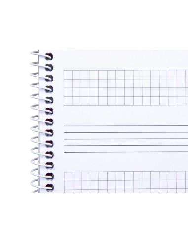 CI | Bloc musica liderpapel combi pentagrama 3mm mas cuadricula de 4mm para anotaciones cuarto20 hojas 100g/m2