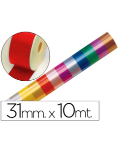 CI | Cinta fantasia 10 mt x 31 mm rojo