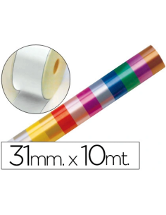 CI | Cinta fantasia 10 mt x 31 mm blanco