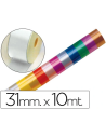 CI | Cinta fantasia 10 mt x 31 mm blanco