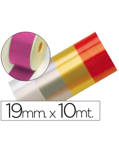 CI | Cinta fantasia 10 mt x 19 mm fucsia