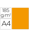 CI | Cartulina guarro din a4 mandarina 185 gr paquete 50 h