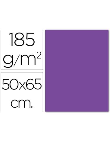 CI | Cartulina guarro violeta -50x65 cm -185 gr