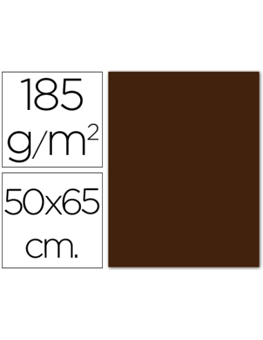 CI | Cartulina guarro marron/chocol -50x65 cm -185 gr